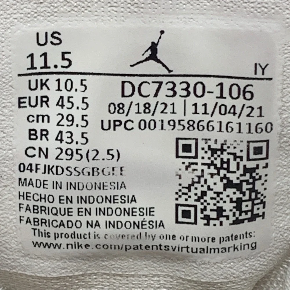 Jordan Lift Off White Red Basketball‎ Shoes DC7330-106 Men's Sz 11.5